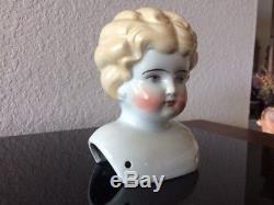 vintage porcelain doll heads