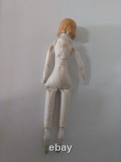 10.5 Antique/Vintage German Lady Doll, Porcelain and Cloth