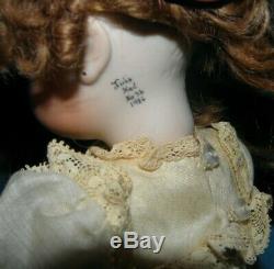 10 SWEET artist JULIA NAILS VINTAGE JUMEAU REPRODUCTION BISQUE DOLL & clothing