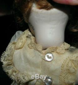 10 SWEET artist JULIA NAILS VINTAGE JUMEAU REPRODUCTION BISQUE DOLL & clothing