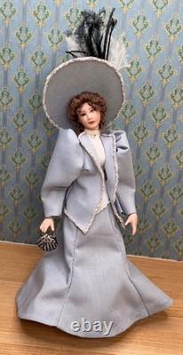 112 Vintage Artisan Dollhouse Miniature Doll Lady Porcelain Head