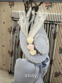 112 Vintage Artisan Dollhouse Miniature Doll Lady Porcelain Head