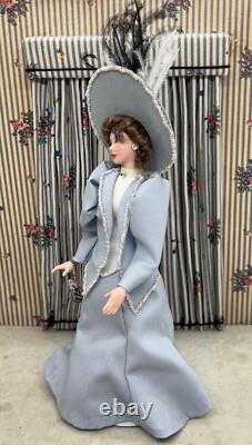 112 Vintage Artisan Dollhouse Miniature Doll Lady Porcelain Head