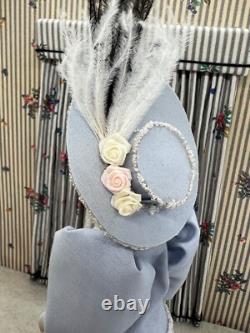 112 Vintage Artisan Dollhouse Miniature Doll Lady Porcelain Head