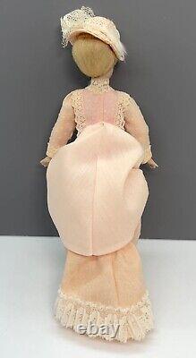 112 Vintage Artisan Victorian Dollhouse Miniature Doll Lady Porcelain Head 6