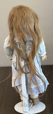 13 Antique French Bisque Open Mouth Jumeau