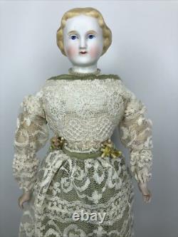 13 Antique German Early Doll Alt Beck Gottschaulck ABG Blonde Hair New Body A