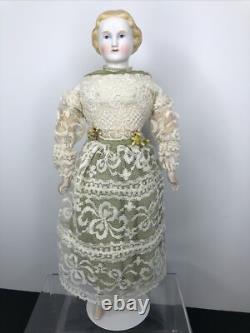 13 Antique German Early Doll Alt Beck Gottschaulck ABG Blonde Hair New Body A