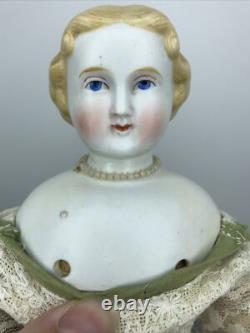 13 Antique German Early Doll Alt Beck Gottschaulck ABG Blonde Hair New Body A