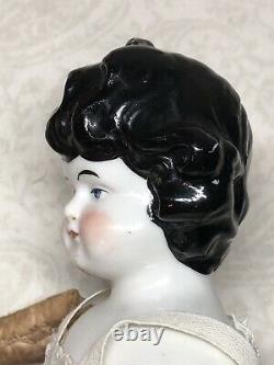 13 Antique Porcelain German Made China Head Unique Childs Hairstyle Orig. #Sb