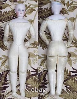 14 1/2 (37cm) ANTIQUE FRENCH FASHION DOLL by Gaultier IN BEAUTIFUL COSTUME