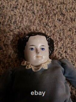 14 Vintage Doll from 1800's Germany withchina head, hands and forearms