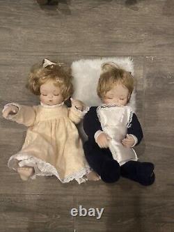 15 vintage porcelain dolls