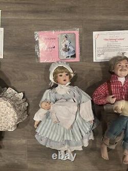 15 vintage porcelain dolls