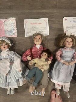 15 vintage porcelain dolls