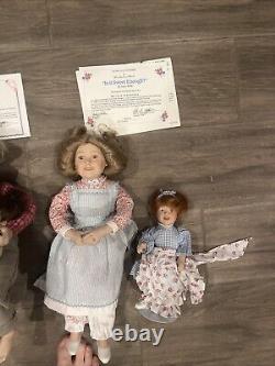 15 vintage porcelain dolls