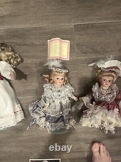 15 vintage porcelain dolls