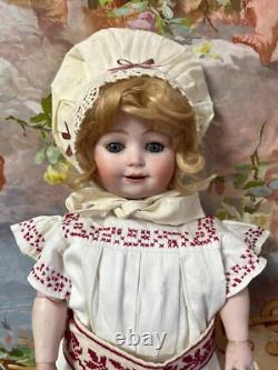 16,1 Very Rare Antique F. & W. Goebel Bavaria Character Toddler Dol Bisque