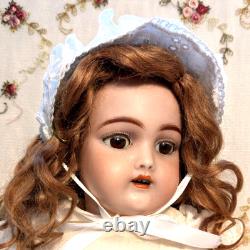 16 Antique German Doll -HANDWERCK 109 BJ Handwerck Body -Original Mohair Wig