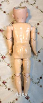 16 Antique German Doll -HANDWERCK 109 BJ Handwerck Body -Original Mohair Wig