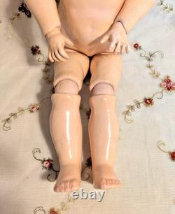 16 Antique German Doll -HANDWERCK 109 BJ Handwerck Body -Original Mohair Wig