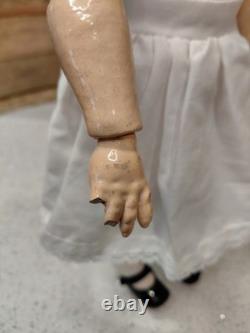 16 Heinrich Handwerck 421 Size 0 And Half German Bisque Head, Nice German Body