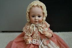 16 JDK 247 Baby Girl Doll Porcelain Head Open Mouth Eyes Close