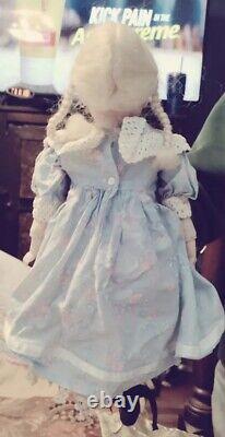 16 Kestner #166 Doll In Antique Attire With Repaired Shoulderplate