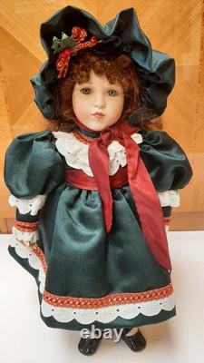 16 Vintage Porcelain Doll with Stand