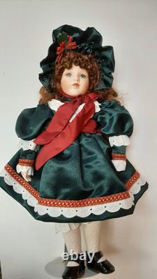 16 Vintage Porcelain Doll with Stand