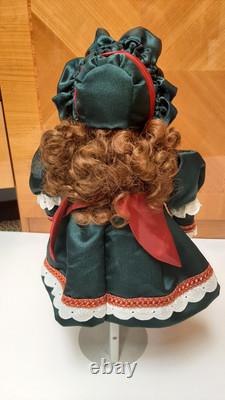 16 Vintage Porcelain Doll with Stand