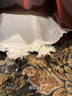 16'' Vintage Porcelain Parian China Doll Emma Clear, 1944