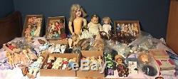 168 pc Lot Vintage & Antique Dolls & Accessories Porcelain Handwerck Marseille