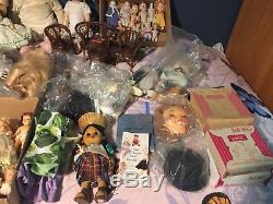 168 pc Lot Vintage & Antique Dolls & Accessories Porcelain Handwerck Marseille