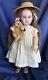 17 Antique Tete Jumeau Bisque Doll Lovely! With Steiff Easter Bunny
