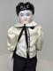 17 Antique German Alt Beck Gottschaulck Abg China Doll 1870-90 Exposed Ears #a