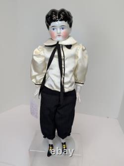 17 Antique German Alt Beck Gottschaulck ABG China Doll 1870-90 Exposed Ears #A