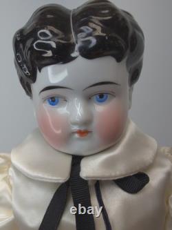 17 Antique German Alt Beck Gottschaulck ABG China Doll 1870-90 Exposed Ears #A