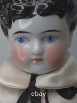 17 Antique German Alt Beck Gottschaulck ABG China Doll 1870-90 Exposed Ears #A