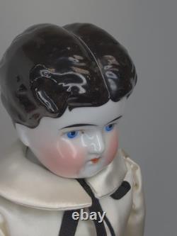 17 Antique German Alt Beck Gottschaulck ABG China Doll 1870-90 Exposed Ears #A