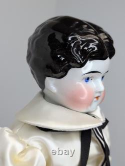 17 Antique German Alt Beck Gottschaulck ABG China Doll 1870-90 Exposed Ears #A