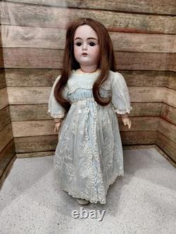 17 Flawless Kestner 167 Bisque Socket Head, Amazing Dress