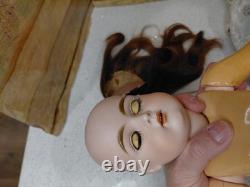 17 Flawless Kestner 167 Bisque Socket Head, Amazing Dress