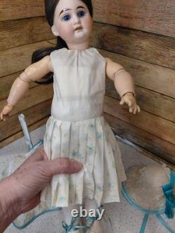 17 Little A. 1. M. Bisque Doll 1894 Precious Costume