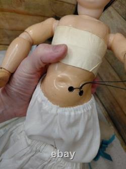 17 Little A. 1. M. Bisque Doll 1894 Precious Costume