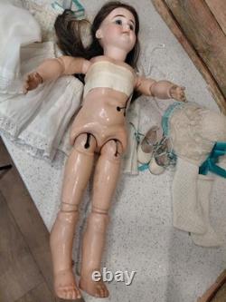 17 Little A. 1. M. Bisque Doll 1894 Precious Costume