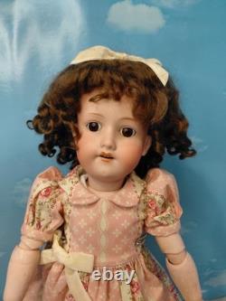 18 Armand Marseille Chunky Toddler Bisque Head Doll, Adorable Dress