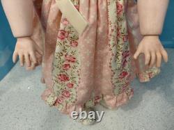 18 Armand Marseille Chunky Toddler Bisque Head Doll, Adorable Dress