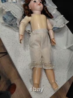 18 Simon & Halbig DEP 1039 Almond Eyed Bisque Head On Antique Germqn Body