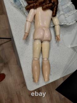 18 Simon & Halbig DEP 1039 Almond Eyed Bisque Head On Antique Germqn Body